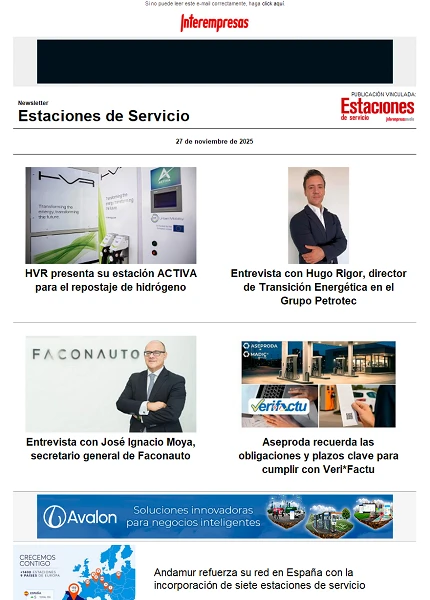 Newsletter Estaciones de Servicio