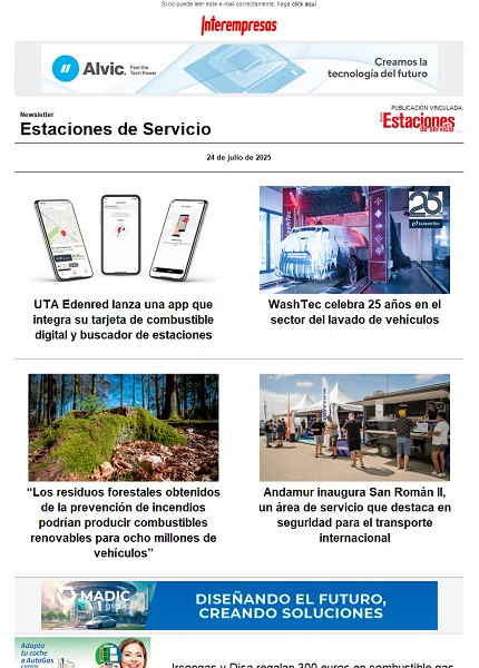 Newsletter Estaciones de Servicio