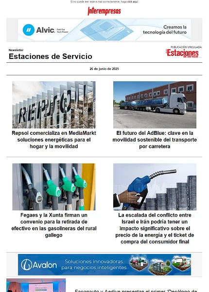 Newsletter Estaciones de Servicio