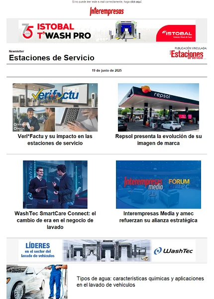 Newsletter Estaciones de Servicio