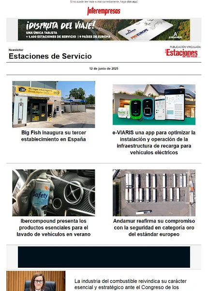 Newsletter Estaciones de Servicio