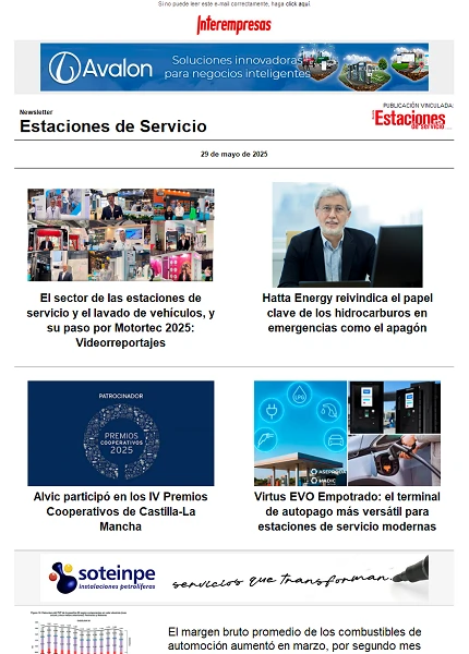 Newsletter Estaciones de Servicio