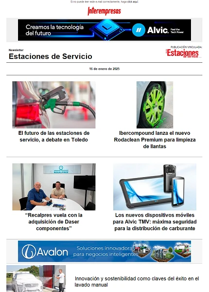 Newsletter Estaciones de Servicio