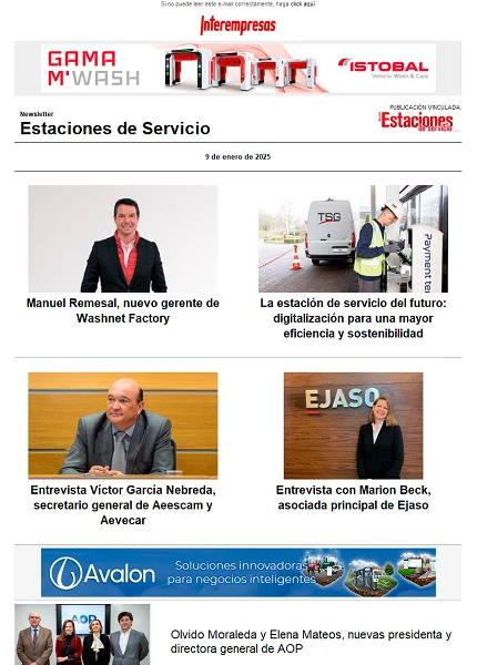 Newsletter Estaciones de Servicio