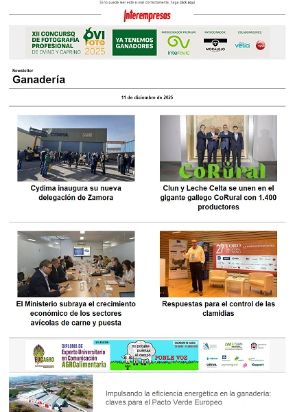 Newsletter Ganadería