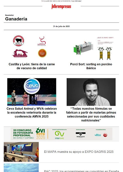 Newsletter Ganadería