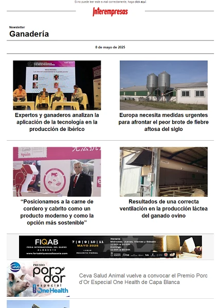 Newsletter Ganadería
