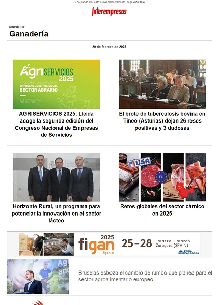 Newsletter Ganadería