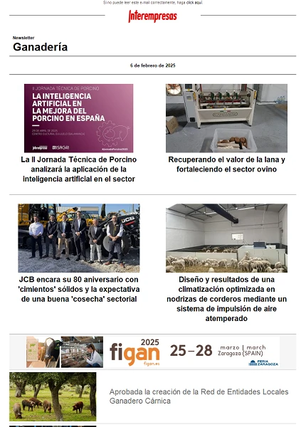 Newsletter Ganadería