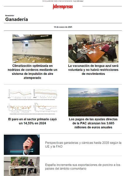 Newsletter Ganadería