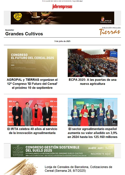 Newsletter Grandes Cultivos