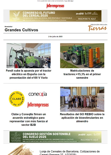 Newsletter Grandes Cultivos