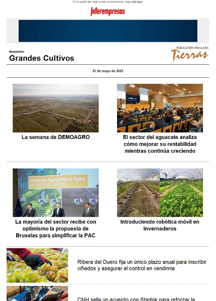 Newsletter Grandes Cultivos