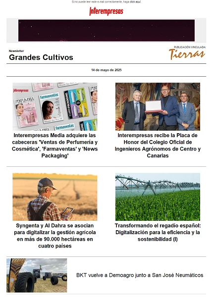 Newsletter Grandes Cultivos
