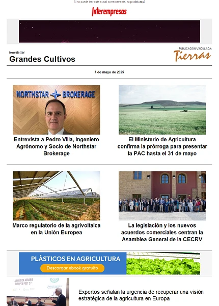Newsletter Grandes Cultivos