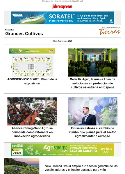 Newsletter Grandes Cultivos