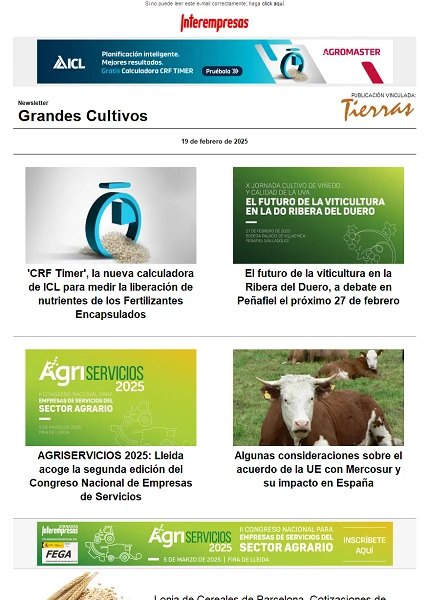 Newsletter Grandes Cultivos