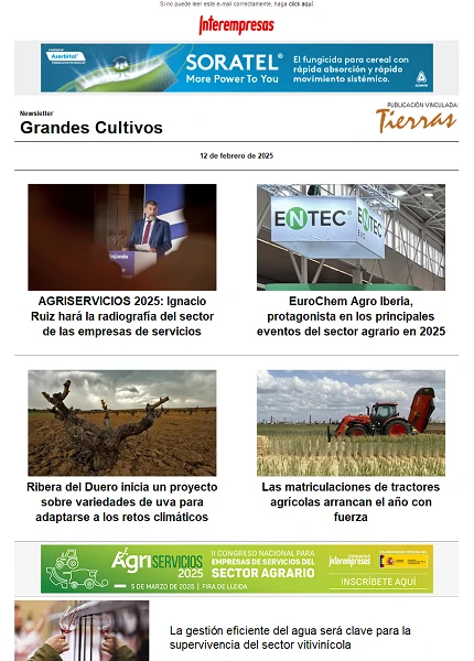 Newsletter Grandes Cultivos