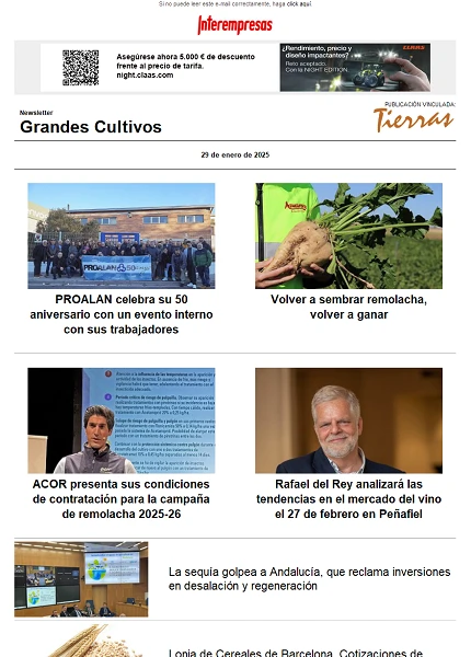 Newsletter Grandes Cultivos