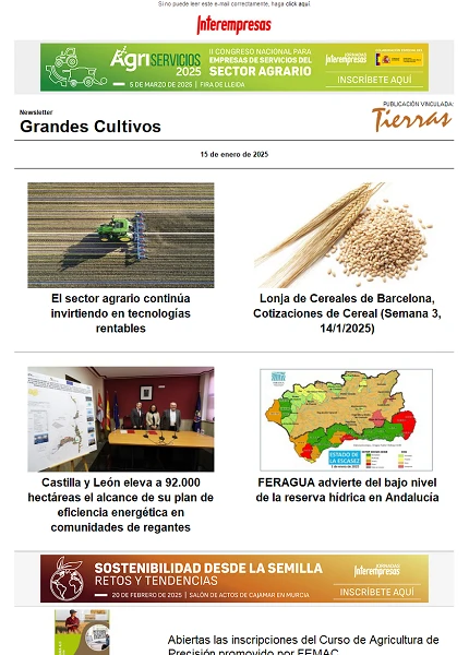 Newsletter Grandes Cultivos