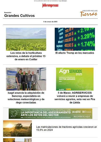 Newsletter Grandes Cultivos