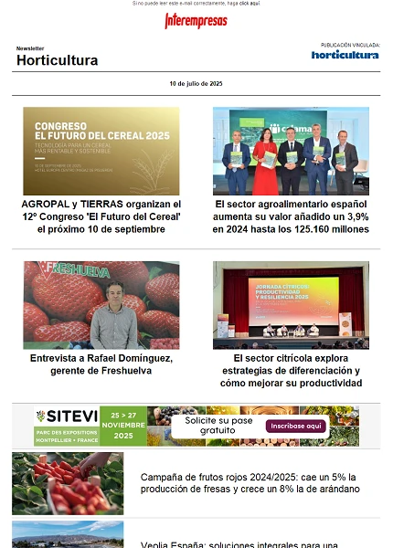 Newsletter Horticultura