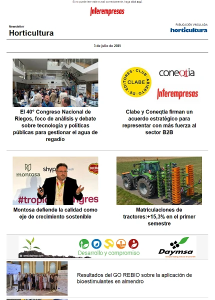 Newsletter Horticultura