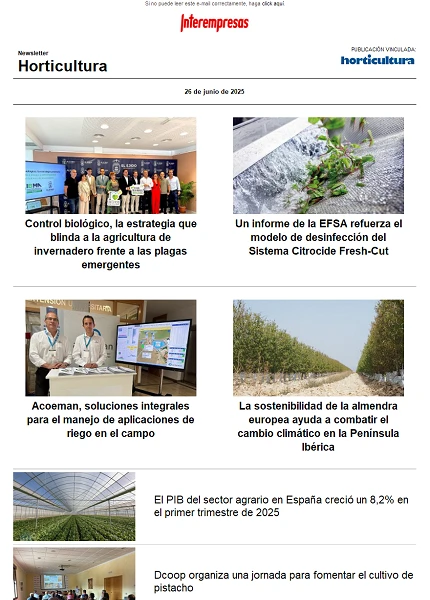 Newsletter Horticultura