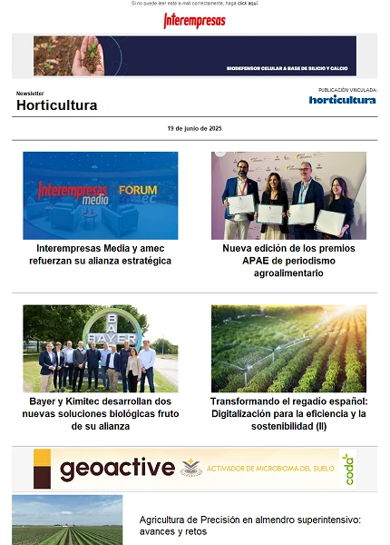 Newsletter Horticultura