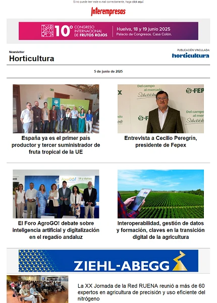 Newsletter Horticultura
