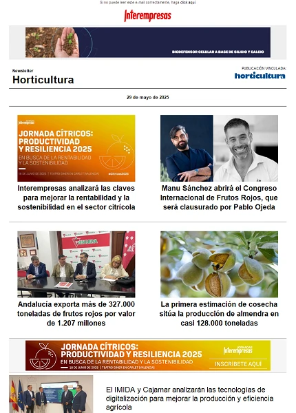 Newsletter Horticultura