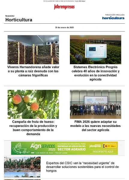 Newsletter Horticultura