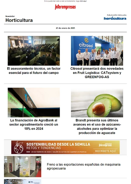 Newsletter Horticultura