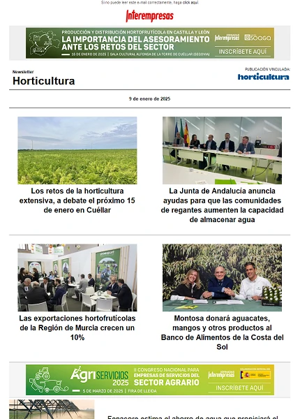 Newsletter Horticultura