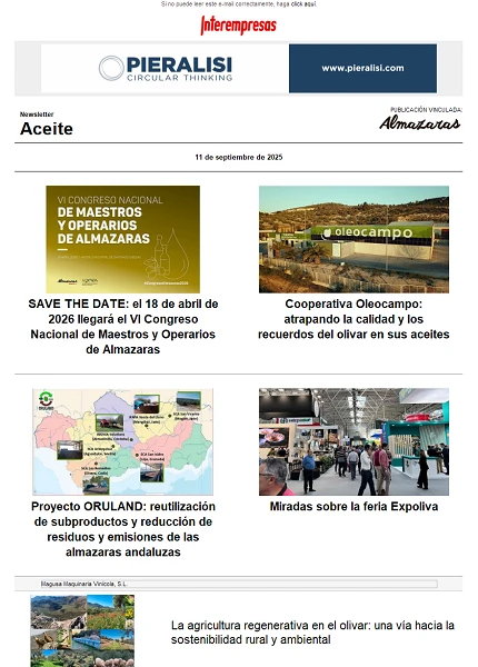 Newsletter Aceite