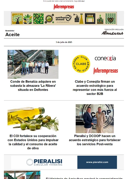 Newsletter Aceite