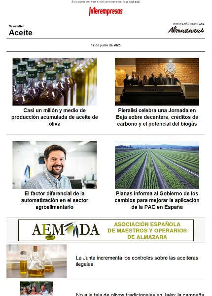 Newsletter Aceite