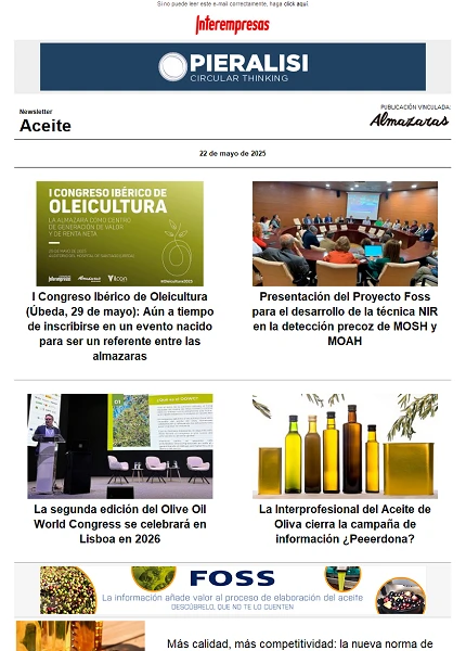 Newsletter Aceite