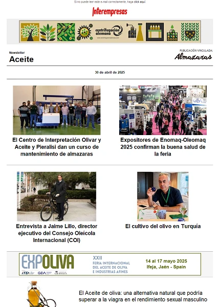 Newsletter Aceite