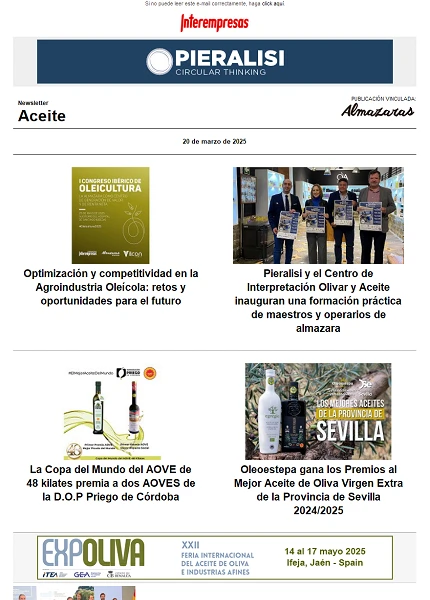 Newsletter Aceite