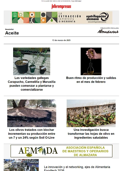 Newsletter Aceite