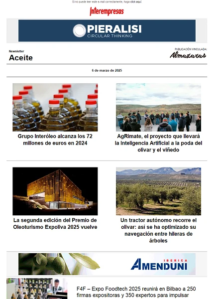 Newsletter Aceite