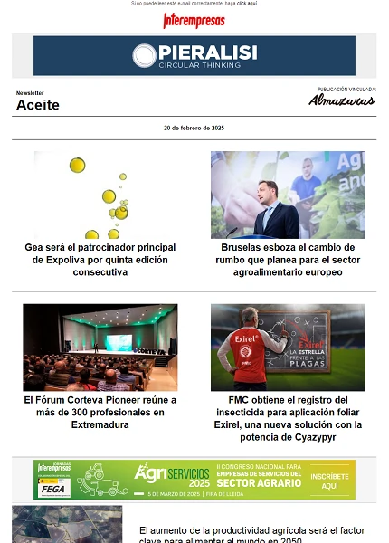 Newsletter Aceite