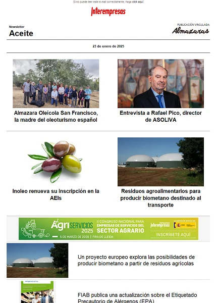 Newsletter Aceite