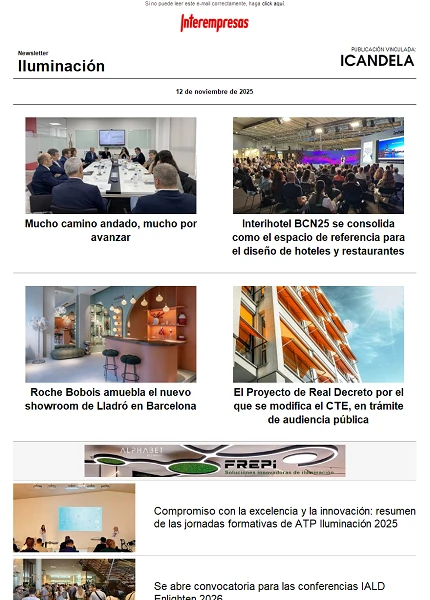 Newsletter Iluminación Newsletter Iluminación