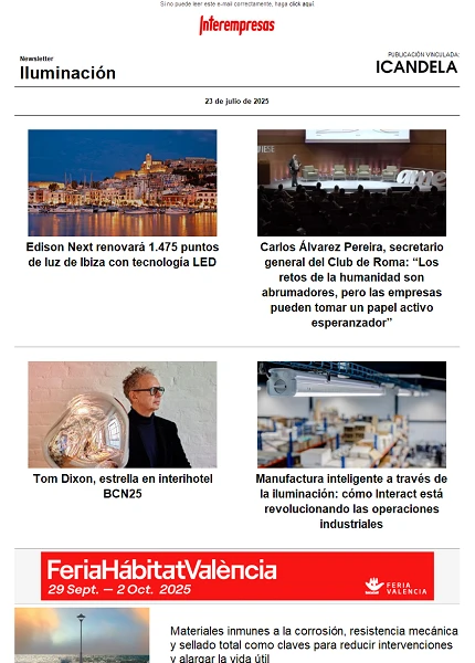 Newsletter Iluminación