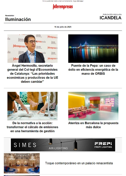 Newsletter Iluminación