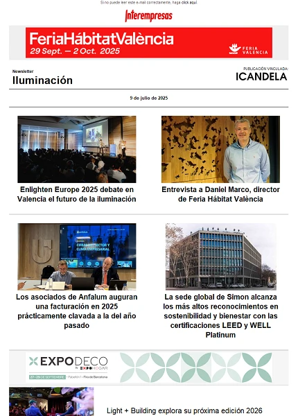 Newsletter Iluminación