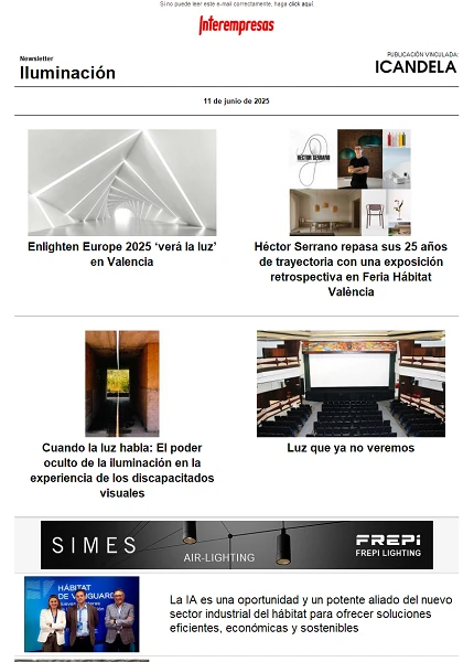 Newsletter Iluminación