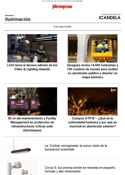 Newsletter Iluminación